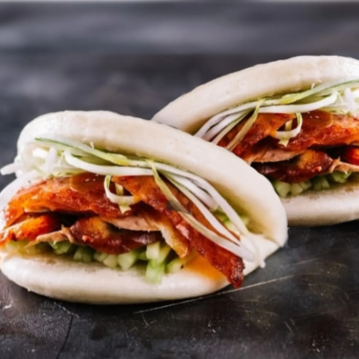 peking duck bao 银杏鸭鸭包 2 pcs